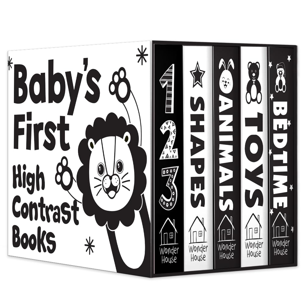 [Box Set] Baby’s First High-Contrast Books – Box Set of 5