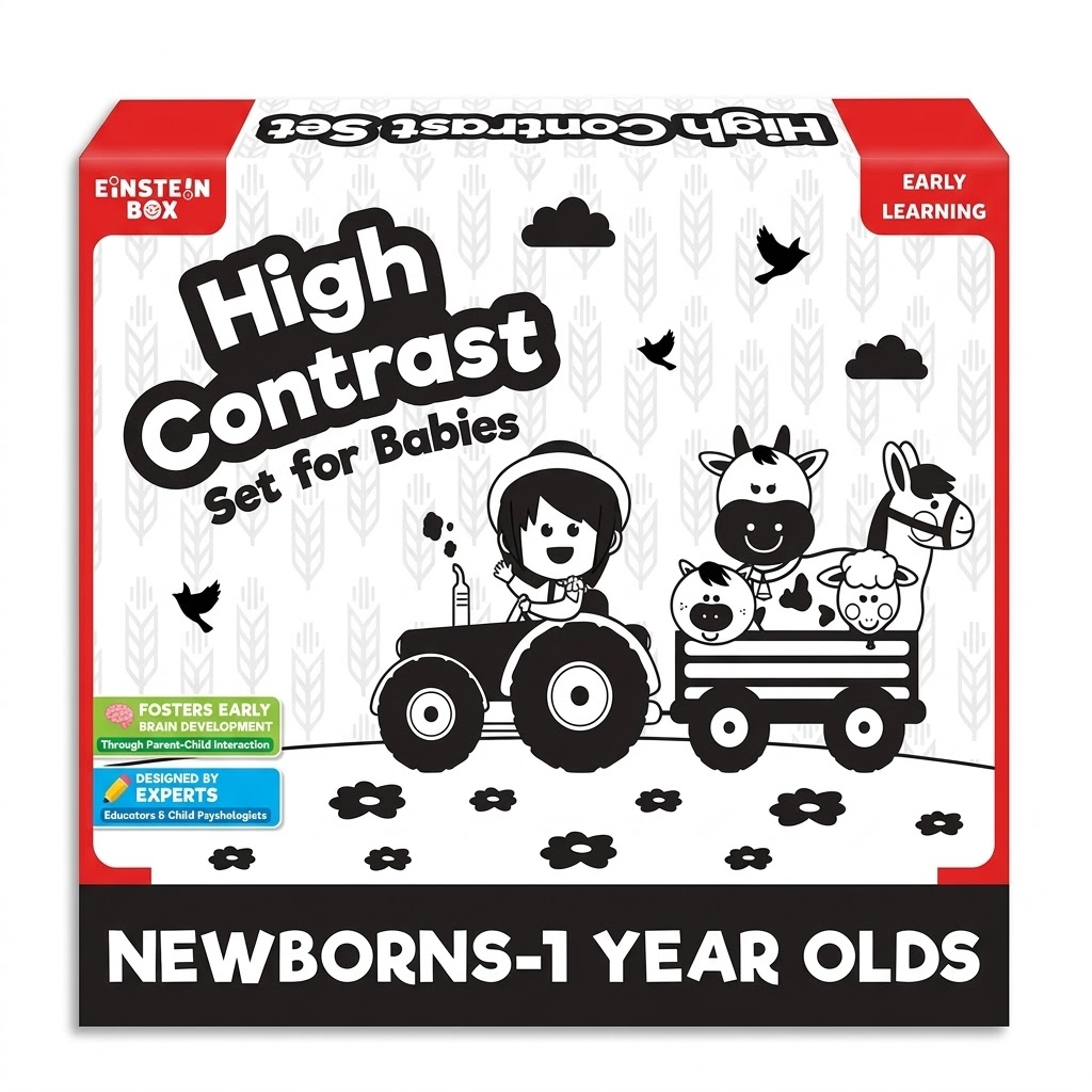 [Paper Back] High Contrast Set for Babies & Infants 0-3